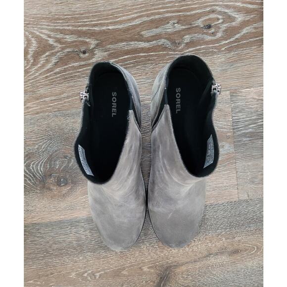 Sorel Women's Gray 11 Joan of Artic Wedge II waterproof Booties Shoe - Picture 4 of 7